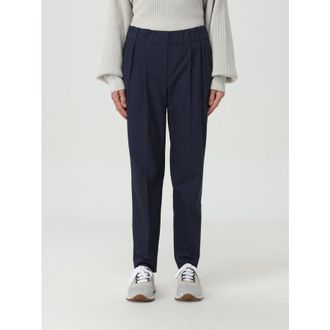 Brunello Cucinelli Dark Blue Tailored Trousers, Brand Size 44 (US Size 10)