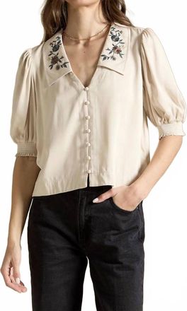 Saltwater Luxe Stacia Top In Beige