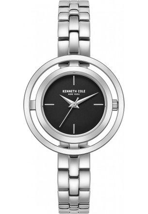 Kenneth Cole Womens KCWLG2237104 Ladies Classic Watch - Silver - One Size