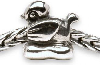 Trollbeads Womens Duckling Bead In Silver
