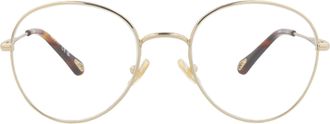 Chlo&eacute; Round-Frame Metal Optical Frames