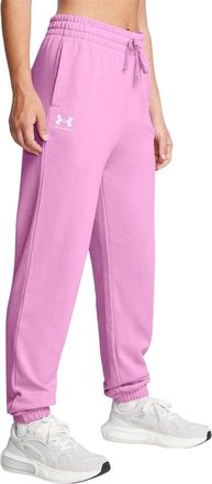 Under Armour Rival-joggingbroek van badstof voor dames (Roze)