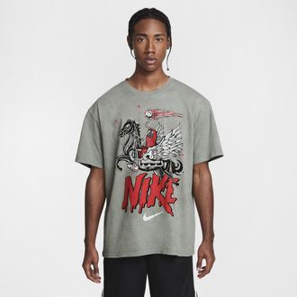 Nike Mens Max90 Basketball T-Shirt in Grey | HF6199-029