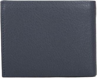 Momo Design Mens Wallet Blue Genuine Leather Bags