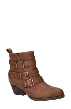 Bella Vita Bowie Buckle Strap Bootie - Multiple Widths Available in Tan at Nordstrom Rack, Size 9