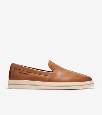 Cole Haan Mens Long-Weekender Slip-On Loafers - Brown Size 10.5