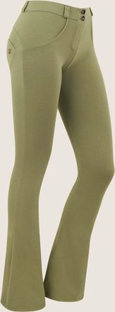 Freddy Leggings FREDDY Leggings WRUP47RF429, Damen, Gr. XL, EURO, gr&uuml;n (oil gr&uuml;n), Obermaterial: 81% Baumwolle CO. 19% Elasthan EL., Hosen Leggings