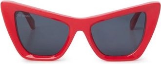 Off-white Edvard Zonnebril - unisex - Zonnebrillen - Rood - 57 MM - Accessoires
