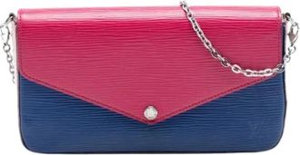 Louis Vuitton Pre-owned Vintage Crossbody Bag - Dames - Vintage Clutch - Roze - ONE Size - Leer - Vintage