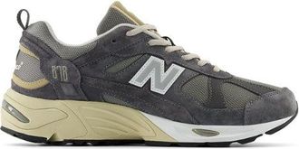 New Balance Mens 878 in Grey/Beige/Black Suede/Mesh, size 10.5