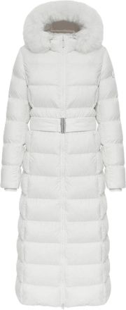 Colmar Long Padded Fur Trim Coat