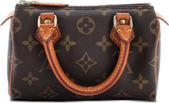 Louis Vuitton Speedy Mini HL Handbag Monogram Canvas satchel - Bruin
