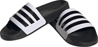 adidas Adilette Shower Slide Sandal in White/Black/Black at Nordstrom Rack, Size 7