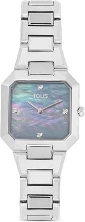 Tous Karat 30.5mm watch - unisex - stainless steel/Mother of Pearl - One Size - Blue