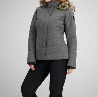 Obermeyer Tuscany Ii Jacket In Charcoal