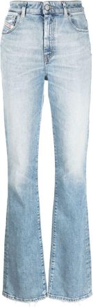 Diesel high-waisted flared jeans - women - Cotton/Lyocell/Spandex/Elastane/Other fibres - 28/32 - Blue