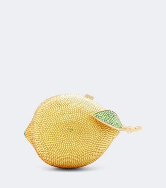 Judith Leiber Citron Lemon embellished clutch