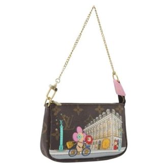 Louis Vuitton Pre-owned Vintage Monogram Accessory Pouch - Dames - Pre-owned - Bruin - Maat: ONE Size