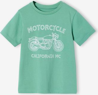 Vertbaudet T-Shirt mit Print f&uuml;r Jungen BASIC mintgr&uuml;n