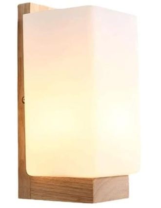 OEM Applique Murale Led - Bois - 11 X 25 Cm - Luz C&aacute;lida - Para Habitaci&oacute;n Sal&oacute;n Oficina Pasillo - 1 Unidad