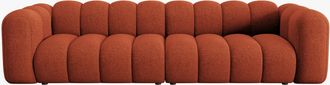 MICADONI 4-Sitzer Design Modul Sofa Lupine - Chenille-Bezug