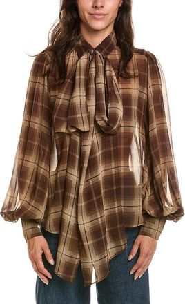Bardot Cecile Tie-Neck Top