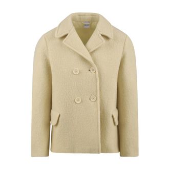 Aspesi Faux Fur & Shearling Jackets, female, Beige, Size: M Giacca Modello 0935 P569 10042