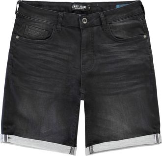 Cars Jeans Jeansshorts CARS JEANS SEATLE Short, Herren, Gr. XL, N-Gr, schwarz (schwarz used), Web, Obermaterial: 86% Baumwolle, 13% Polyester, 1% Elasthan, unifa