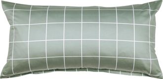 Janine Kissenbezug »modernclassic 39025, Mako-Satin aus 100% Baumwolle« mit Reissverschluss, in Gr. 40x80 oder 80x80 cm, mit Karos und Streifen