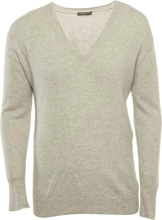 Alexander McQueen Trui met V-hals - Grijs