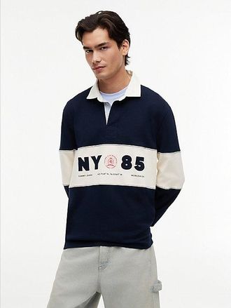 Tommy Hilfiger Relaxed Fit Logo Panel Rugby Shirt