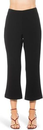 Alexia Admor Quinn Flared Cropped Pants in Black at Nordstrom Rack, Size 12
