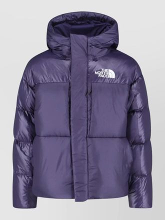 The North Face hooded coat padded design side zipper pockets