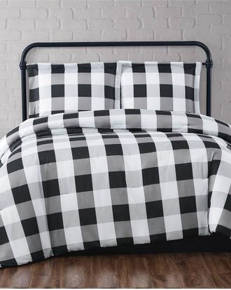 Truly Soft Everyday Buffalo Plaid Duvet Cover Set