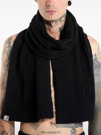 Carhartt Work in Progress Shawn ribbed scarf - Black