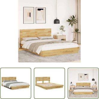 vidaXL Struttura letto - Struttura Letto con Testiera Senza Materasso 150x200 cm