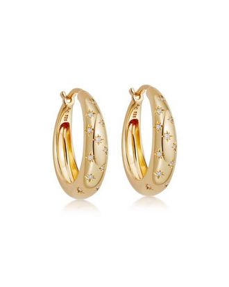 Astley Clarke Gold Celestial Tiny Star Hoop Earrings at Nordstrom