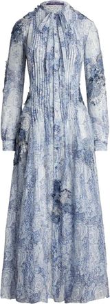Ralph Lauren Collection Abito lungo Hannes - Blu