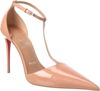 Christian Louboutin Logo Leather Pump