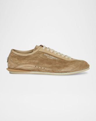 Dolce & Gabbana Men & apos;s Lipari Suede T-Toe Low-Top Sneakers