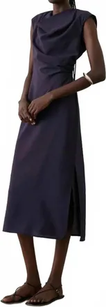 SOEUR Eugenie Dress In Violet Fonce