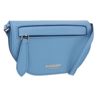 Burberry Pre-owned Cross Body Bags, female, Blue, Size: ONE SIZE Pre-owned Vintage Shoulder Bag