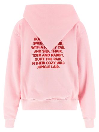 Kenzo Cartoon Graphic Print Hoodie - Pink