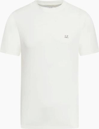C.P. Company Mens C.P. Company 30/1 White Goggle T-Shirt - Size: 36