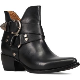 Frye Sacha Harness Bootie in Black at Nordstrom Rack, Size 7.5
