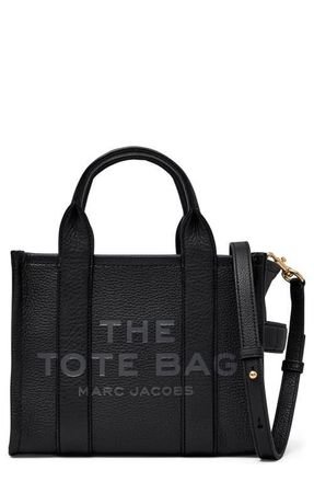 Marc Jacobs The Leather Small Tote Bag in Black at Nordstrom