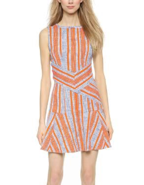 Carven Tweed Back Cutout Dress Size S