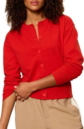 Sanctuary Must-Have Cardigan in Red Energy at Nordstrom, Size Xx-Small
