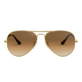 Ray-Ban Aviator Zonnebril - Heren - Zonnebrillen - Geel - 58 MM - Accessoires