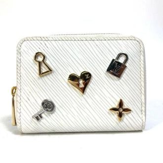 Louis Vuitton Pre-owned Wallets, female, White, Size: ONE SIZE Pre-owned Vintage Leather Wallet